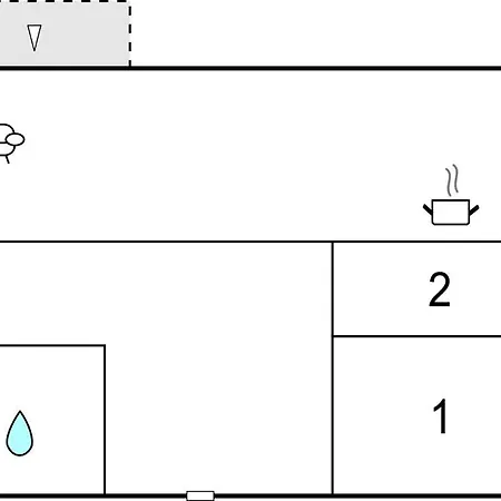 דירה Two-bedroom In *