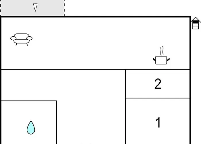 公寓 Two-bedroom In *
